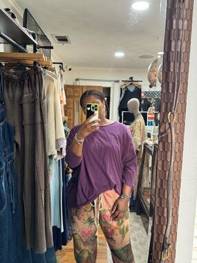 Be Free Top - Vintage Plum